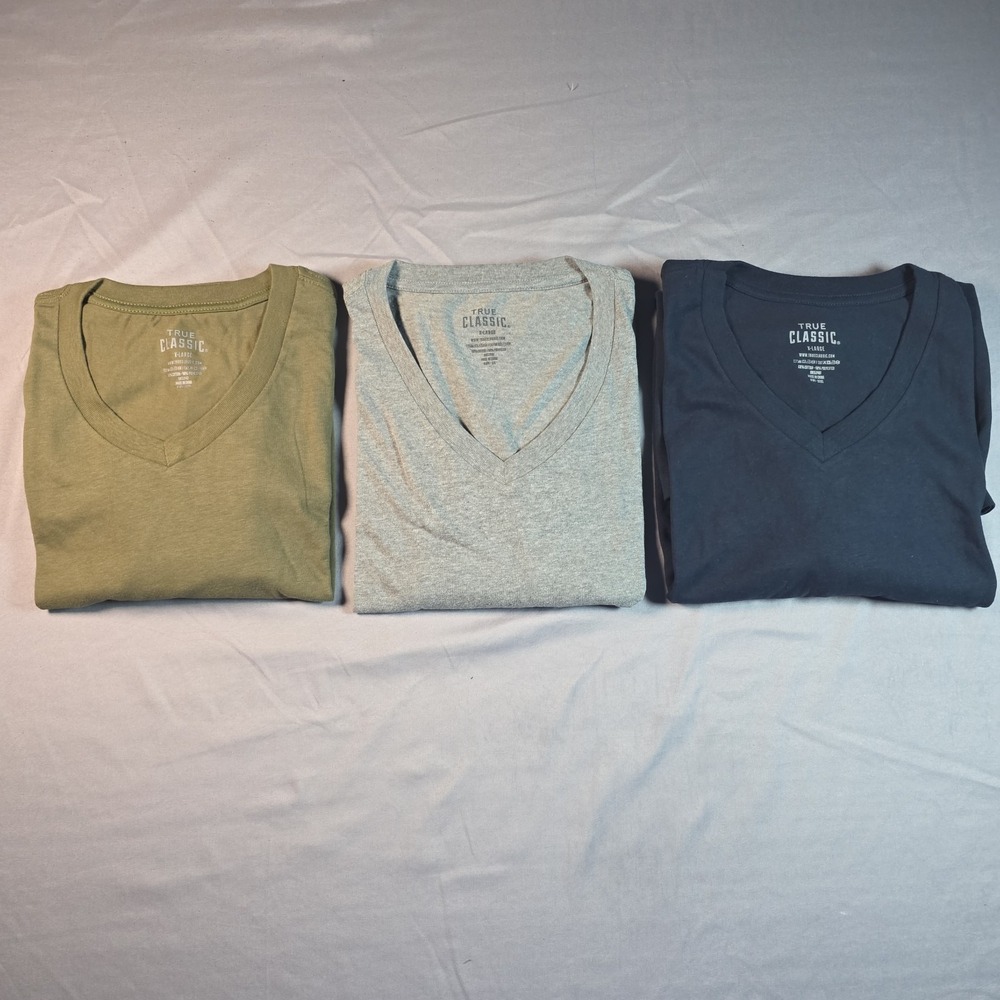 True Classic V Neck 3 pack variety XL Extra Large